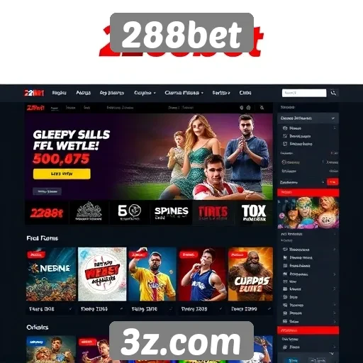 Comparativo de usabilidade do site 288bet